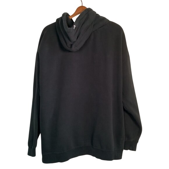 Famous Stars Straps Sweatshirt Men XXL Black Full Zip Skull Roses Hoodie - Picture 3 of 13